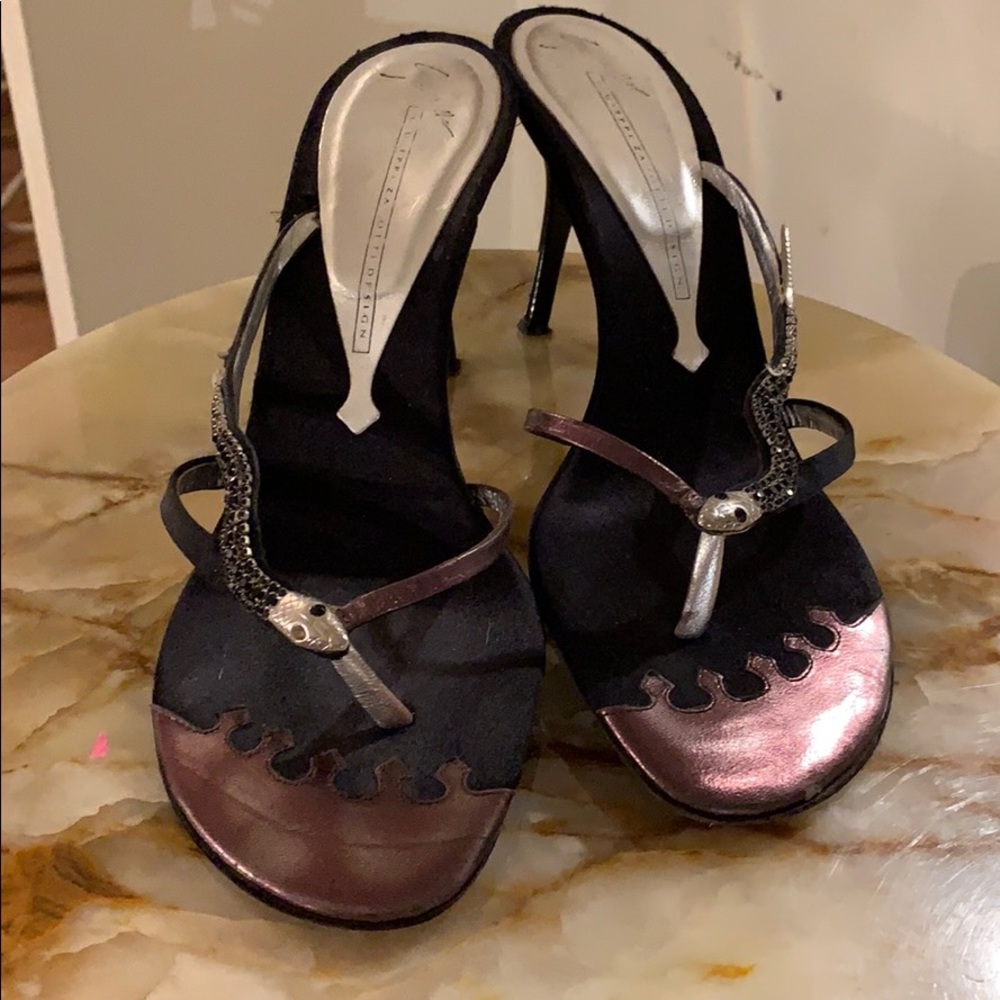 Guizeppi Zanotti Sexy🔥cobra bronze heels